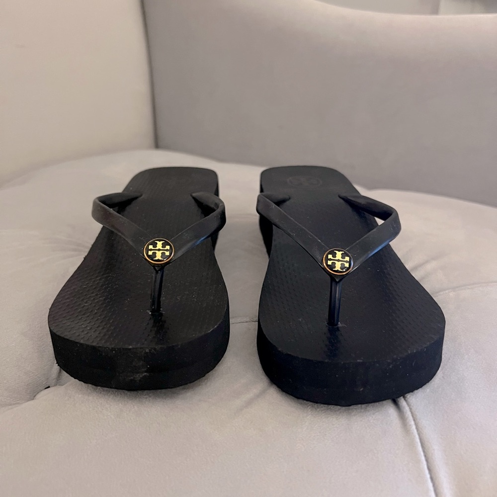 Tory Burch Women's Cut-Out Wedge Flip-Flops